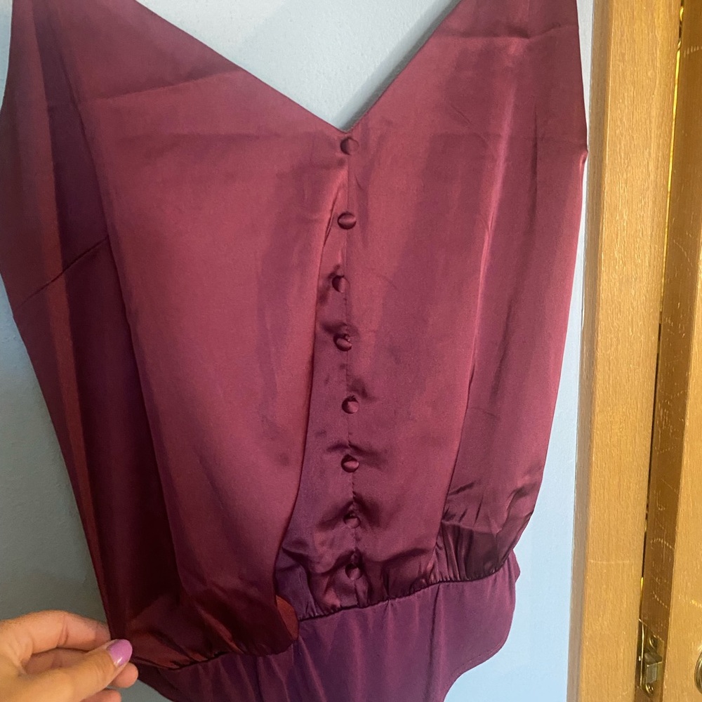 Bodysuit, purple, worn once, Lulus, XS